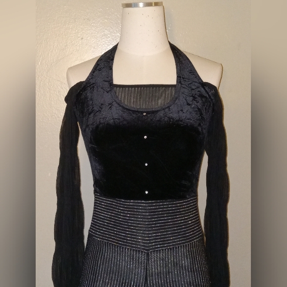 #101 Black Dancewear Jumpsuit ! - Picture 2 of 13